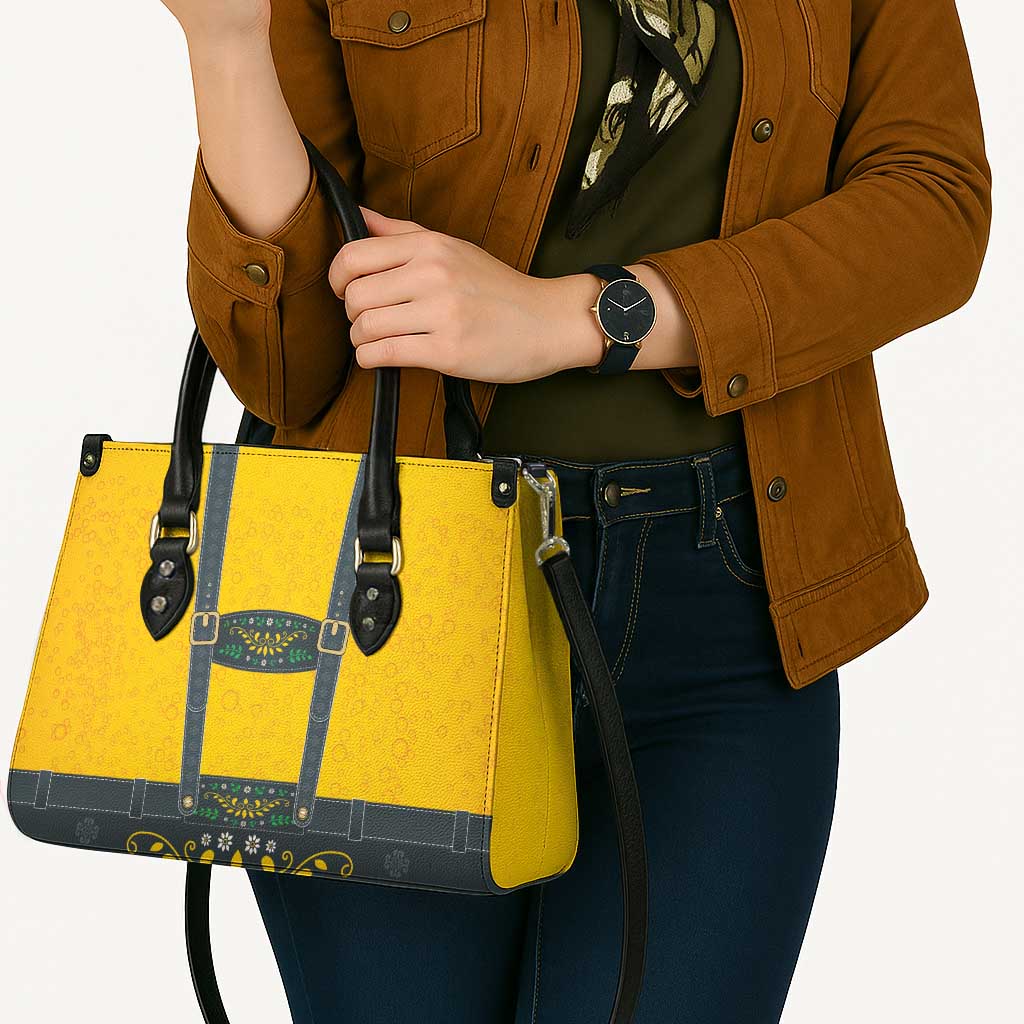 Lederhosen Oktoberfest Leather Bag Bavarian Beer Time - Wonder Print Shop