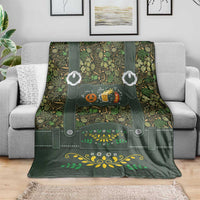 Lederhosen Oktoberfest Blanket Hops And Malt Pattern - Wonder Print Shop