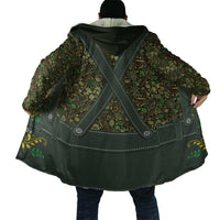 Lederhosen Oktoberfest Cloak Hops And Malt Pattern - Wonder Print Shop