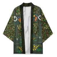 Lederhosen Oktoberfest Kimono Hops And Malt Pattern - Wonder Print Shop