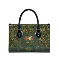 Lederhosen Oktoberfest Leather Bag Hops And Malt Pattern - Wonder Print Shop