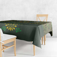 Lederhosen Oktoberfest Tablecloth Hops And Malt Pattern - Wonder Print Shop