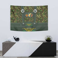 Lederhosen Oktoberfest Tapestry Hops And Malt Pattern - Wonder Print Shop
