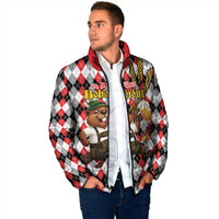 Oktoberfest Beaver Padded Jacket On My Wurst Behaviour - Wonder Print Shop