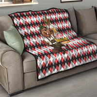 Oktoberfest Beaver Quilt On My Wurst Behaviour - Wonder Print Shop