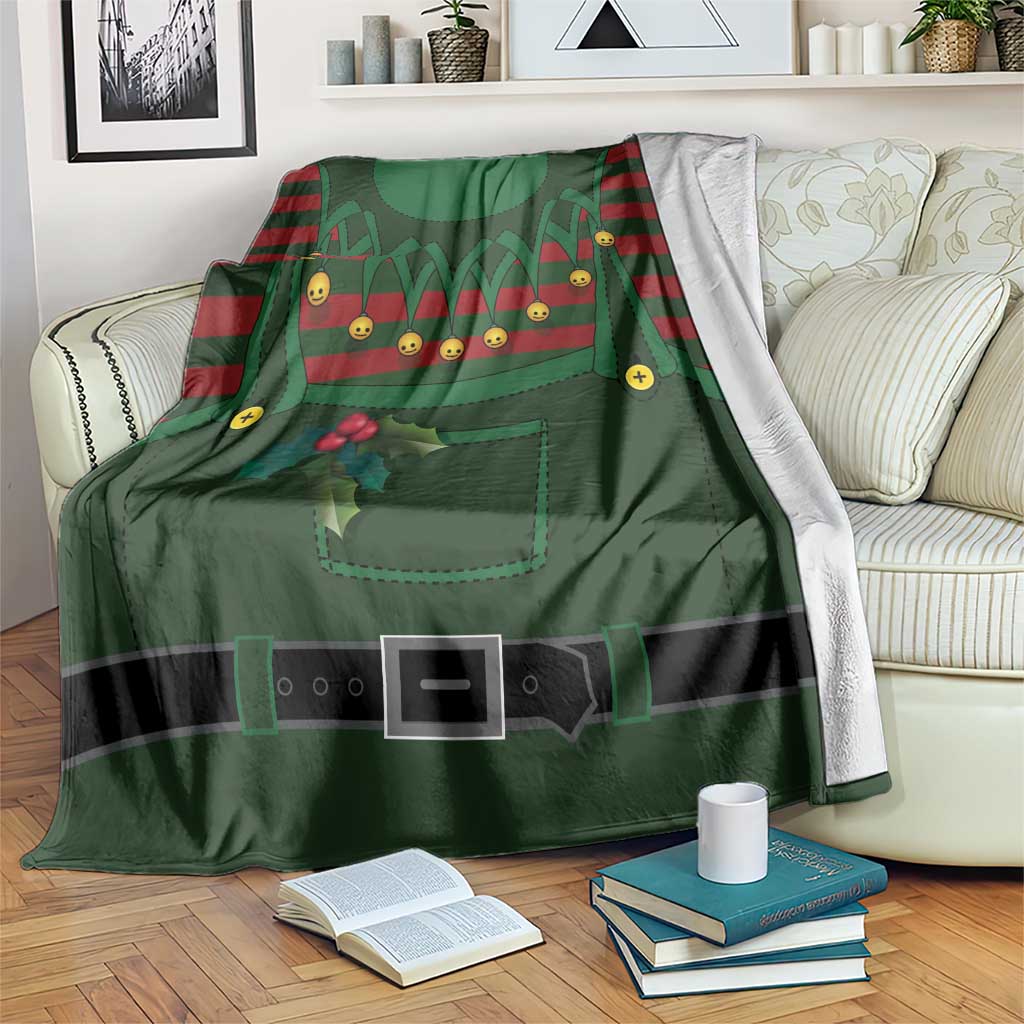 Christmas Elf Costume Blanket Santa’s Little Helper Outfit - Wonder Print Shop