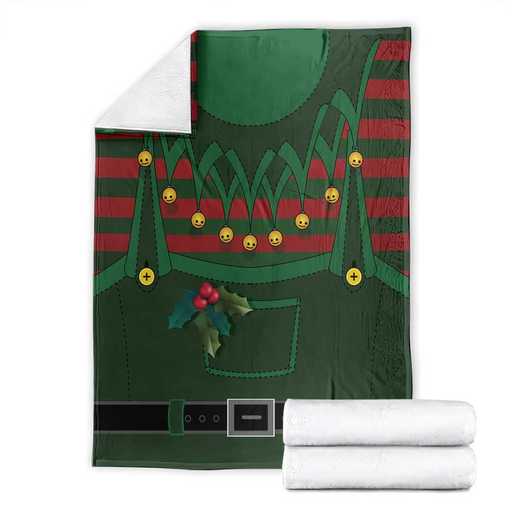 Christmas Elf Costume Blanket Santa’s Little Helper Outfit - Wonder Print Shop