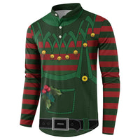 Christmas Elf Costume Button Sweatshirt Santa’s Little Helper Outfit - Wonder Print Shop