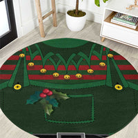 Christmas Elf Costume Round Carpet Santa’s Little Helper Outfit - Wonder Print Shop