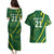 Pakistan Cricket Custom Couples Matching Puletasi and Hawaiian Shirt Shaheen Falcon Go Champions LT9 - Wonder Print Shop