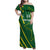 Pakistan Cricket Custom Family Matching Off Shoulder Maxi Dress and Hawaiian Shirt Shaheen Falcon Go Champions LT9 - Wonder Print Shop