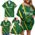 Pakistan Cricket Custom Family Matching Off Shoulder Short Dress and Hawaiian Shirt Shaheen Falcon Go Champions LT9 - Wonder Print Shop