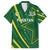 Pakistan Cricket Custom Family Matching Puletasi and Hawaiian Shirt Shaheen Falcon Go Champions - Wonder Print Shop