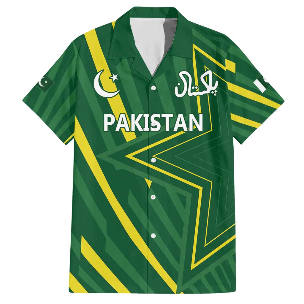 Pakistan Cricket Custom Hawaiian Shirt Shaheen Falcon Go Champions - Wonder Print Shop