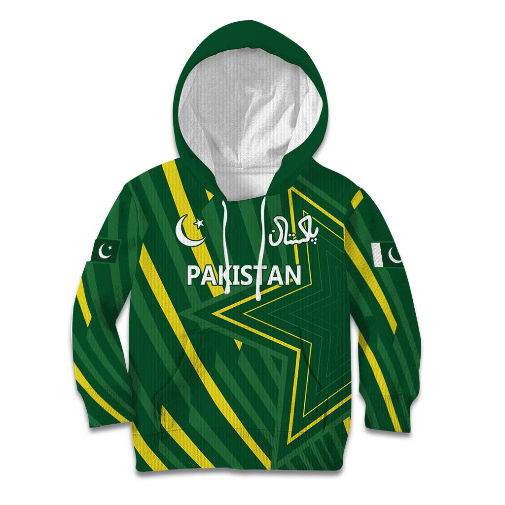 Pakistan Cricket Custom Kid Hoodie Shaheen Falcon Go Champions - Wonder Print Shop