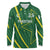 Pakistan Cricket Custom Long Sleeve Polo Shirt Shaheen Falcon Go Champions - Wonder Print Shop