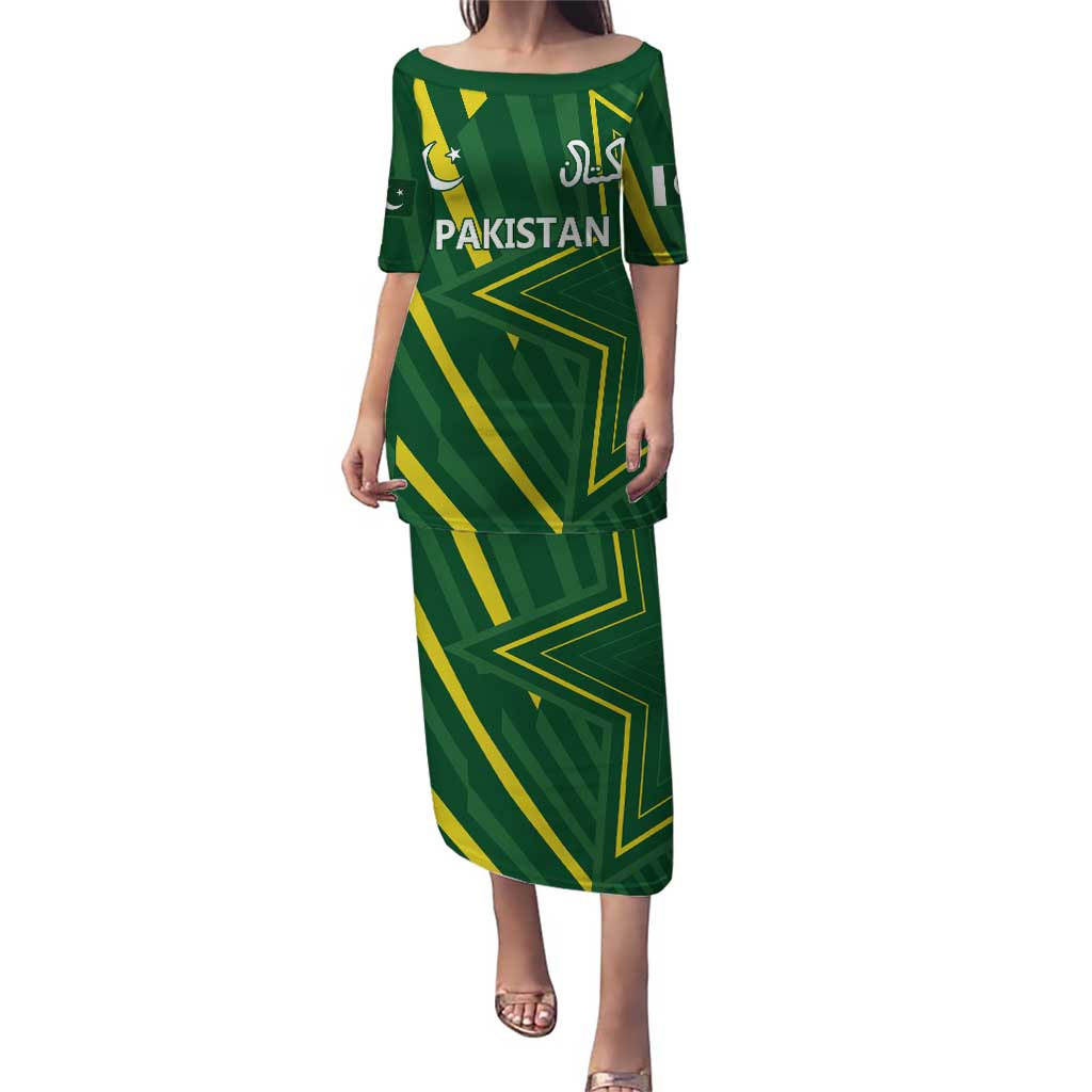 Pakistan Cricket Custom Puletasi Shaheen Falcon Go Champions