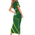 Pakistan Cricket Custom Short Sleeve Bodycon Dress Shaheen Falcon Go Champions - Wonder Print Shop