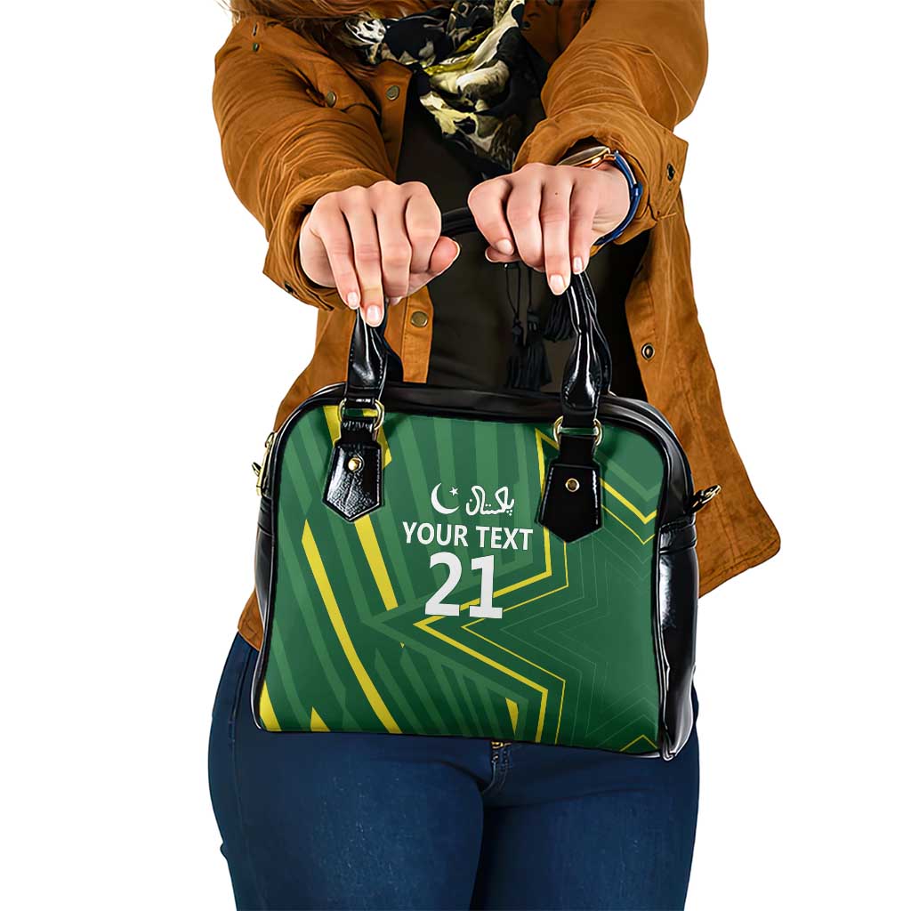 Pakistan Cricket Custom Shoulder Handbag Shaheen Falcon Go Champions