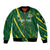 Pakistan Cricket Custom Sleeve Zip Bomber Jacket Shaheen Falcon Go Champions