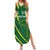 Pakistan Cricket Custom Summer Maxi Dress Shaheen Falcon Go Champions