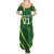 Pakistan Cricket Custom Summer Maxi Dress Shaheen Falcon Go Champions