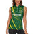 Pakistan Cricket Custom Women Sleeveless Polo Shirt Shaheen Falcon Go Champions - Wonder Print Shop