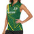 Pakistan Cricket Custom Women Sleeveless Polo Shirt Shaheen Falcon Go Champions - Wonder Print Shop