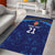 Afghan Atalans Cricket Custom Area Rug Afghanistan Map with Sporty Style LT9 - Wonder Print Shop