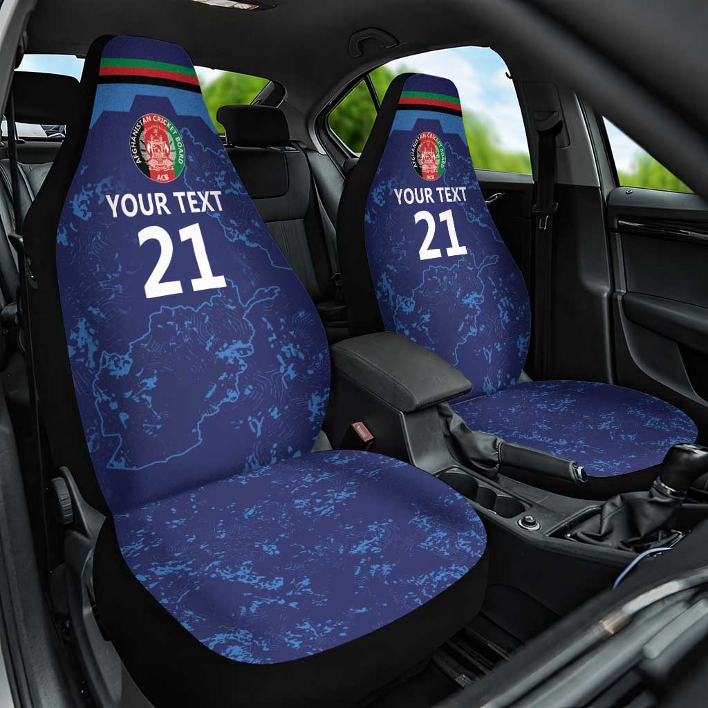 Afghan Atalans Cricket Custom Car Seat Cover Afghanistan Map with Sporty Style LT9 - Wonder Print Shop