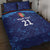 Afghan Atalans Cricket Custom Quilt Bed Set Afghanistan Map with Sporty Style - Wonder Print Shop