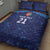 Afghan Atalans Cricket Custom Quilt Bed Set Afghanistan Map with Sporty Style - Wonder Print Shop