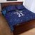 Afghan Atalans Cricket Custom Quilt Bed Set Afghanistan Map with Sporty Style - Wonder Print Shop