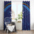 Afghan Atalans Cricket Custom Window Curtain Afghanistan Map with Sporty Style - Wonder Print Shop