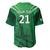 Pakistan Cricket Custom Baseball Jersey The Green Shirts with Sporty Pattern LT9 - Wonder Print Shop