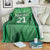 Pakistan Cricket Custom Blanket The Green Shirts with Sporty Pattern