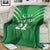 Pakistan Cricket Custom Blanket The Green Shirts with Sporty Pattern