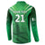 Pakistan Cricket Custom Button Sweatshirt The Green Shirts with Sporty Pattern LT9 - Wonder Print Shop