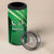 Pakistan Cricket Custom 4 in 1 Can Cooler Tumbler The Green Shirts with Sporty Pattern LT9 - Wonder Print Shop