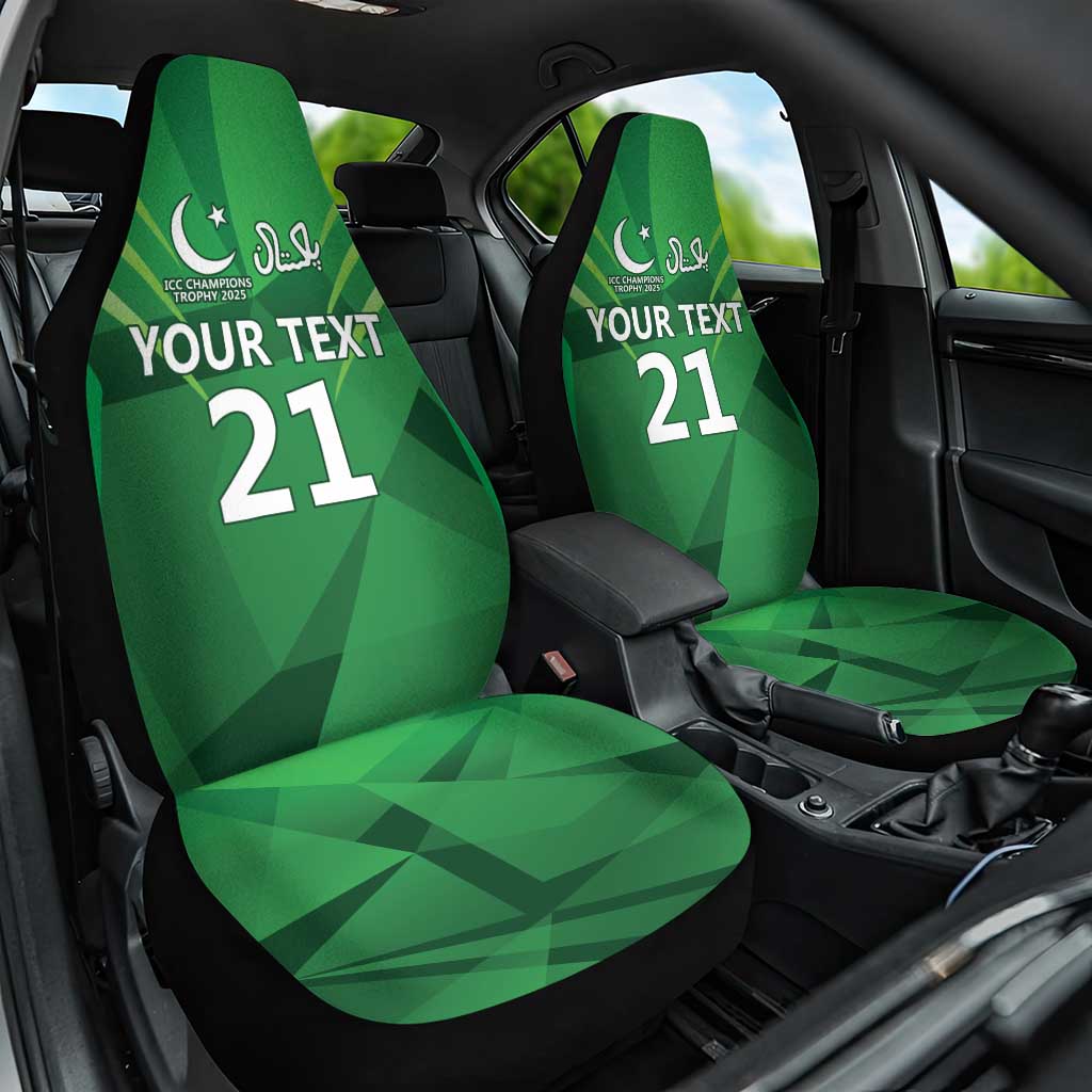 Pakistan Cricket Custom Car Seat Cover The Green Shirts with Sporty Pattern LT9 - Wonder Print Shop