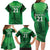 Pakistan Cricket Custom Family Matching Long Sleeve Bodycon Dress and Hawaiian Shirt The Green Shirts with Sporty Pattern LT9 - Wonder Print Shop