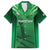 Pakistan Cricket Custom Family Matching Puletasi and Hawaiian Shirt The Green Shirts with Sporty Pattern - Wonder Print Shop