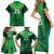 Pakistan Cricket Custom Family Matching Short Sleeve Bodycon Dress and Hawaiian Shirt The Green Shirts with Sporty Pattern - Wonder Print Shop