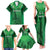 Pakistan Cricket Custom Family Matching Tank Maxi Dress and Hawaiian Shirt The Green Shirts with Sporty Pattern - Wonder Print Shop