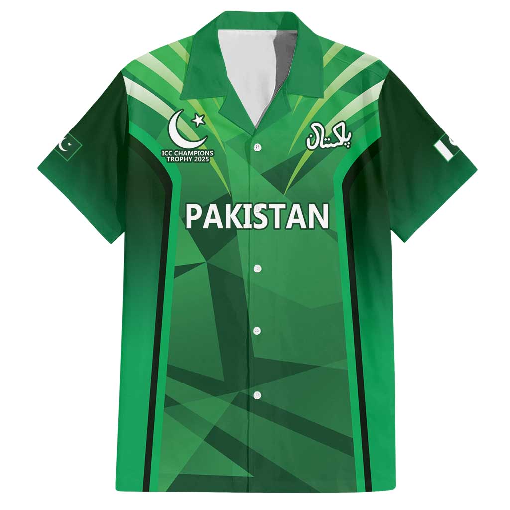 Pakistan Cricket Custom Hawaiian Shirt The Green Shirts with Sporty Pattern - Wonder Print Shop