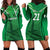 Pakistan Cricket Custom Hoodie Dress The Green Shirts with Sporty Pattern - Wonder Print Shop