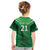 Pakistan Cricket Custom Kid T Shirt The Green Shirts with Sporty Pattern - Wonder Print Shop