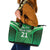 Pakistan Cricket Custom Leather Tote Bag The Green Shirts with Sporty Pattern - Wonder Print Shop