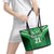 Pakistan Cricket Custom Leather Tote Bag The Green Shirts with Sporty Pattern - Wonder Print Shop