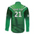 Pakistan Cricket Custom Long Sleeve Button Shirt The Green Shirts with Sporty Pattern - Wonder Print Shop